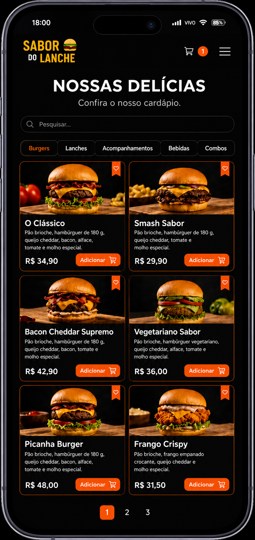Sabor do Lanche Mobile