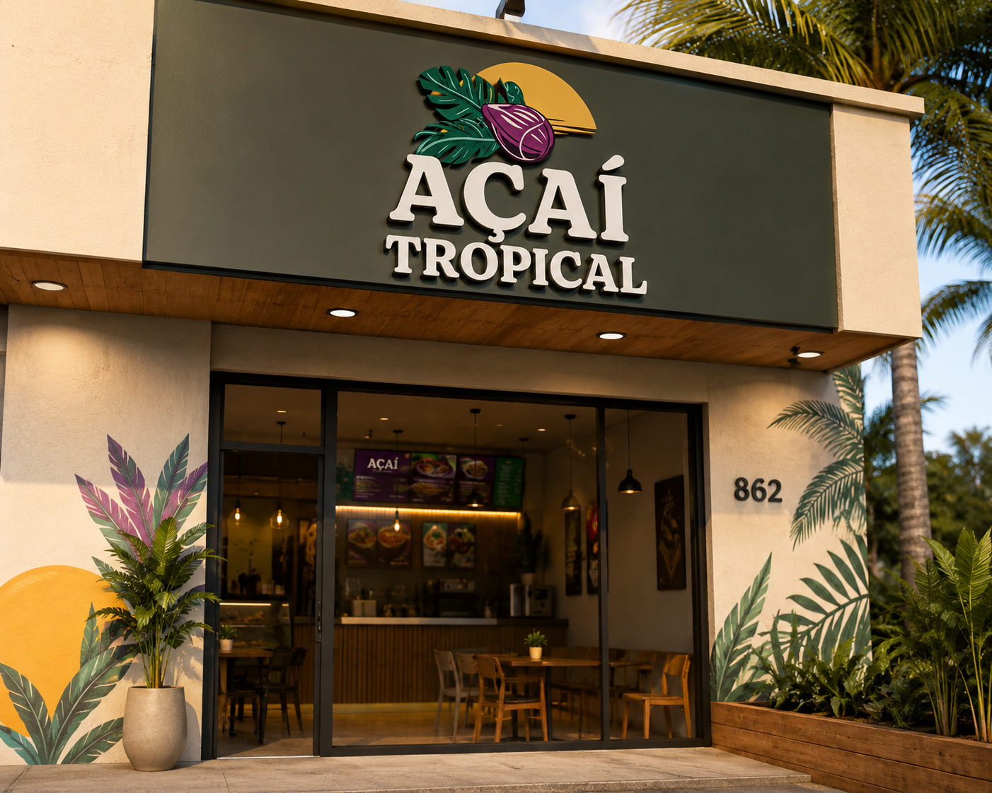 Açaí Tropical Social Media
